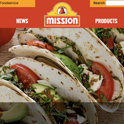 mission foods website redesign content clarity