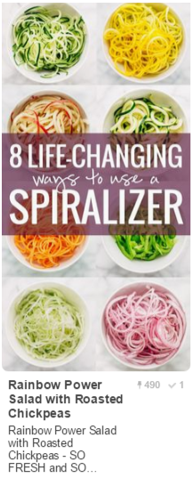 8 Life-Changing Ways to Use a Spiralizer Pin from Pinterest. 