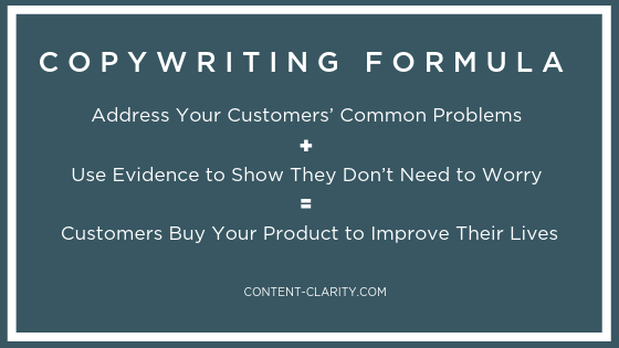 Copywriting Formula by Content Clarity. 