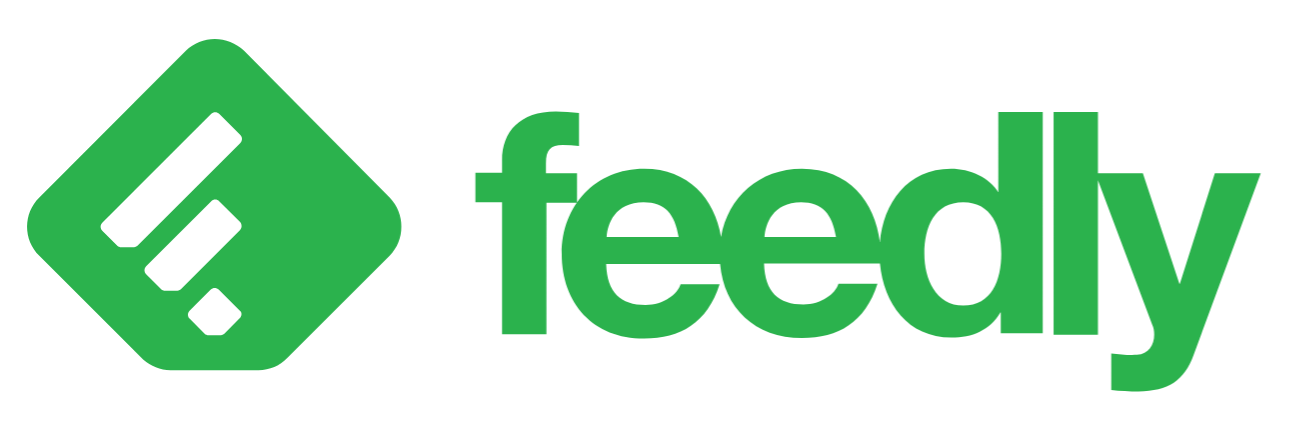 Feedly logo.